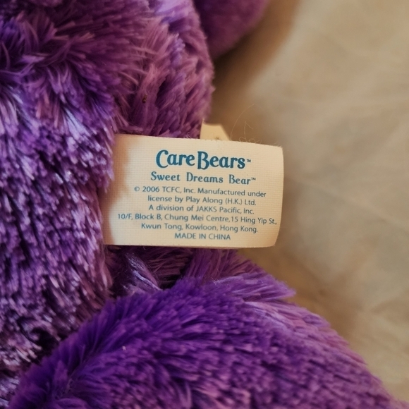 Care Bears Rare 2006 Sweet Dreams Bear Plush Stuffed Animal 12" Soft Floppy EUC - Picture 8 of 12